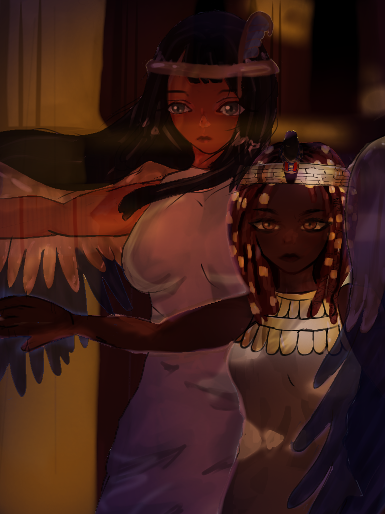 Hatsepsut & Ma'at artwork preview