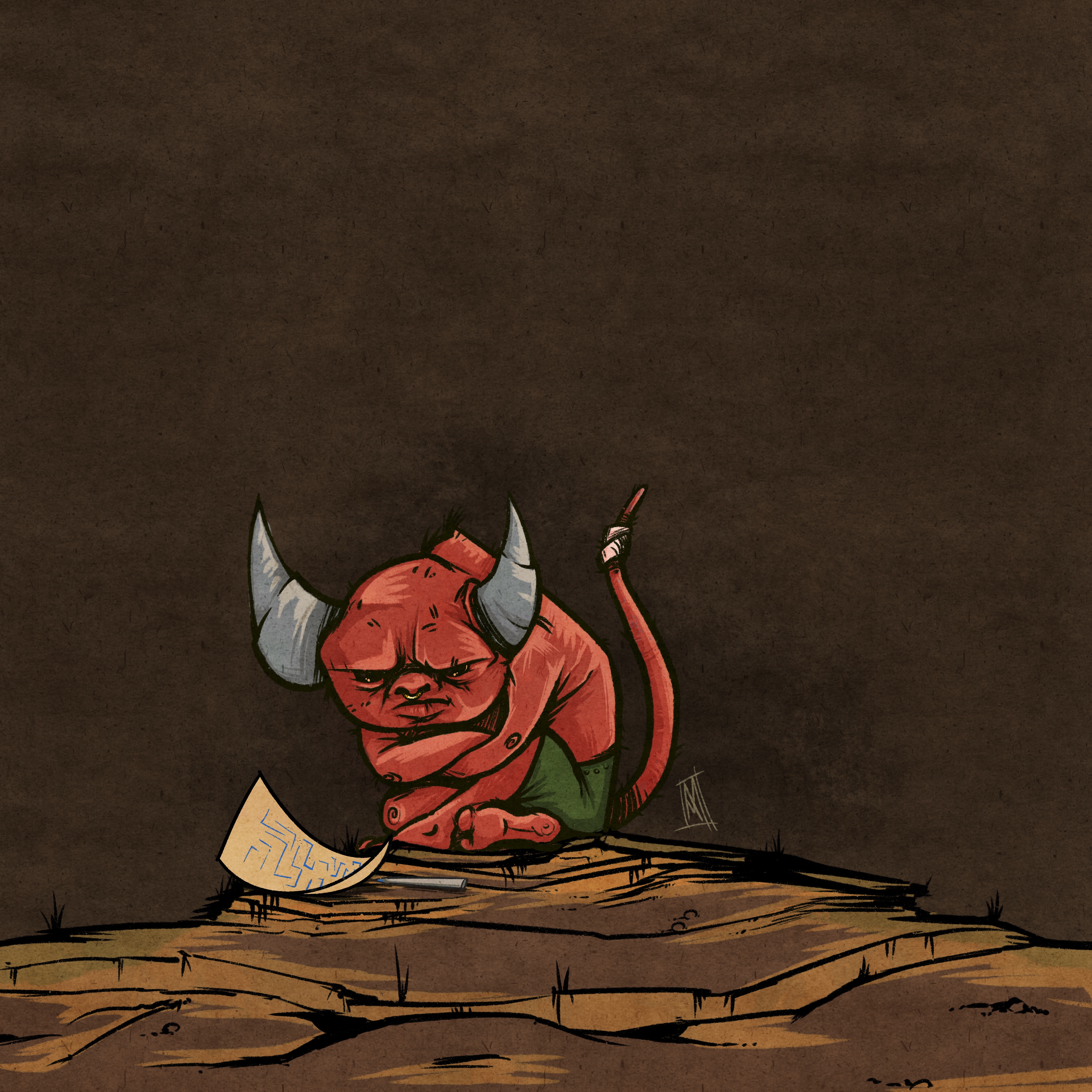 Little Minotaur artwork preview