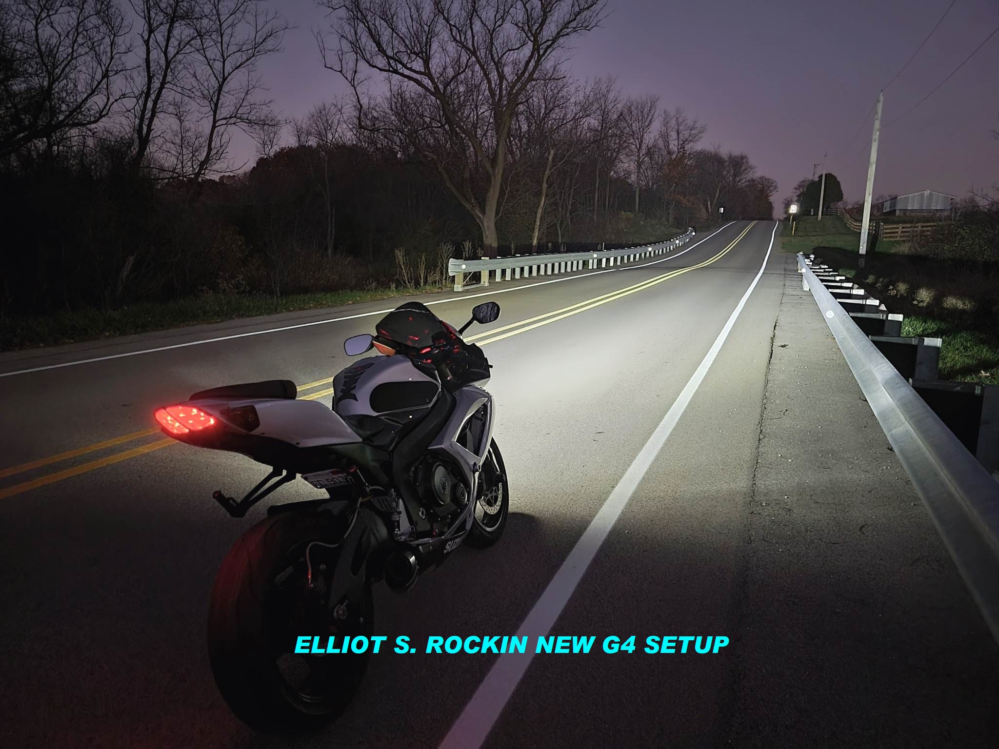 SUZUKI GSXR 600 750 1000 LOW HIGH BEAM LED HEADLIGHT BULB CONVERSION