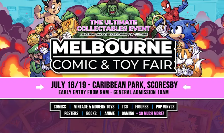Melbourne Comic & Toy Fair Caribbean Gardens