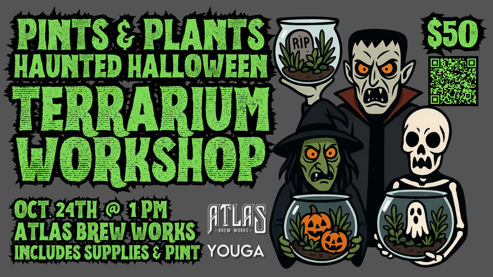 Haunted Halloween Terrarium Workshop