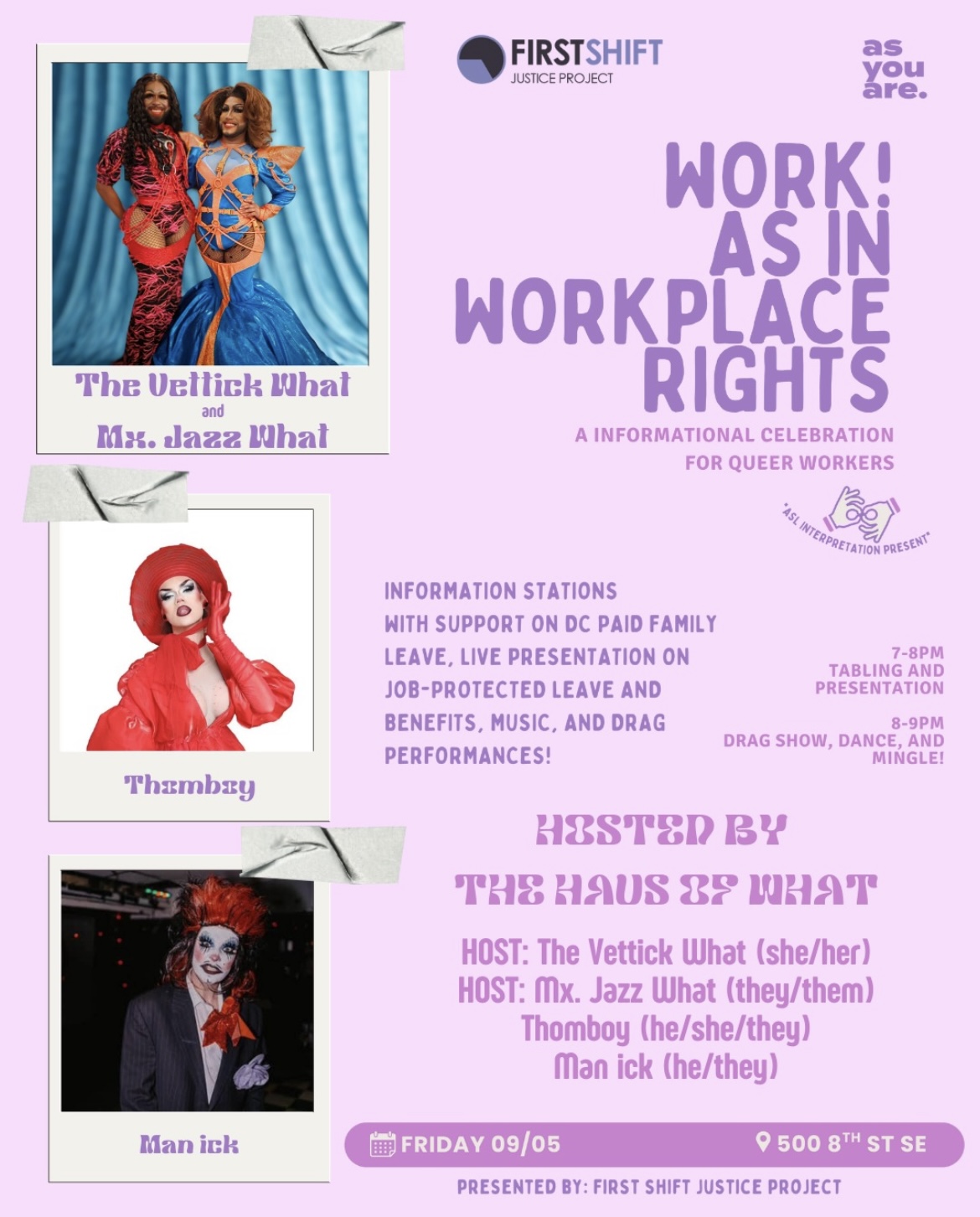 WORK! as in workplace rights party