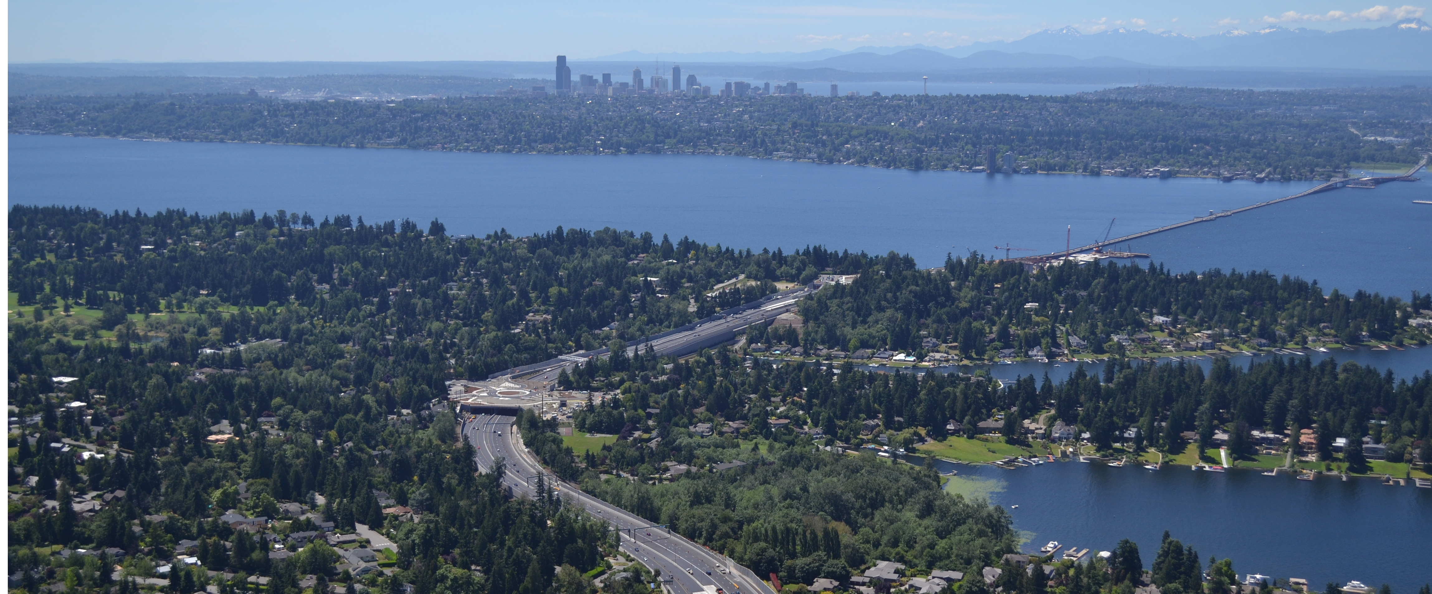 Kept I-405, SR 520/124th, I-90 and South Downtown access on the map