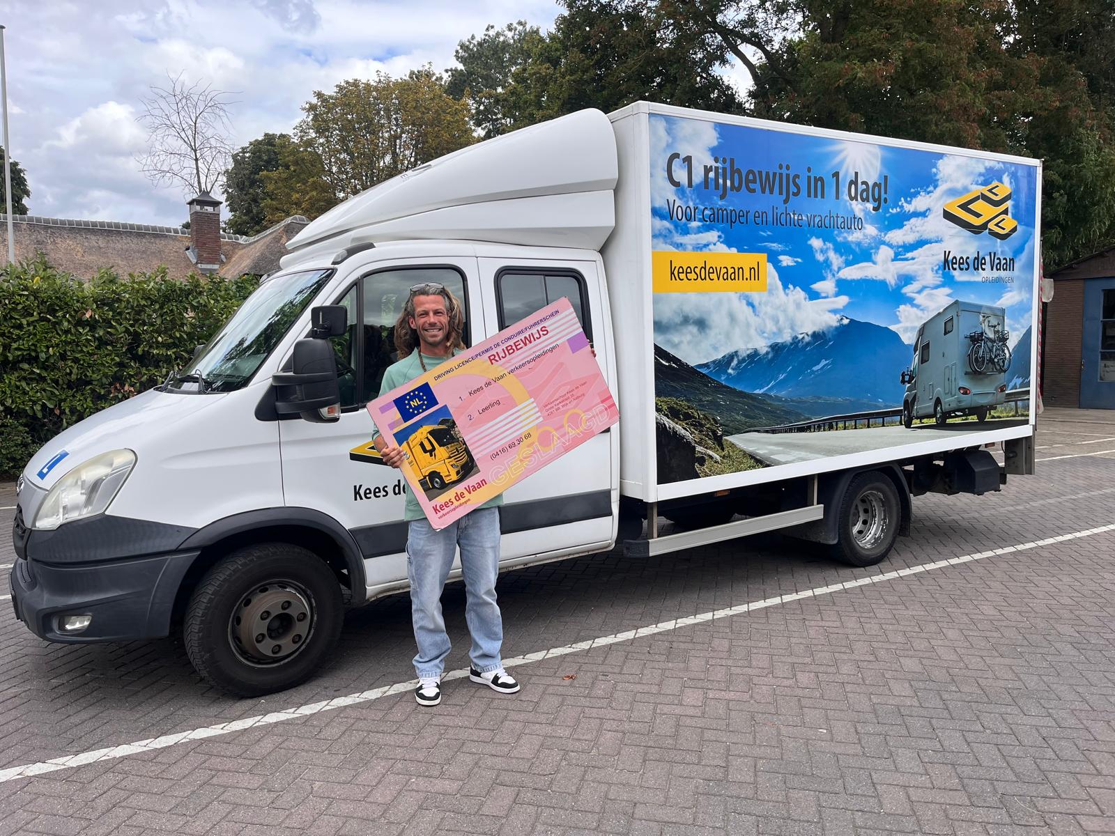 Lichte vrachtwagen vakbekwaamheid rijbewijs C1 in 1 dag (VPTC1, VPBC1)