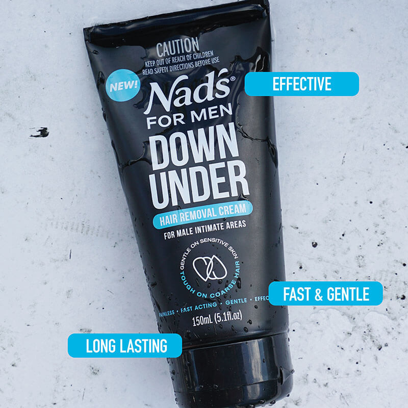 Nad's for Men Down Under Hair Removal Cream Depilatory Cream