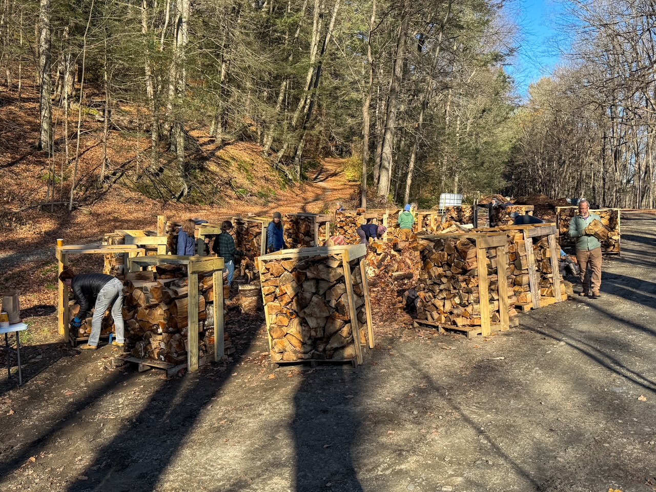 Wood Stacking Volunteer Day