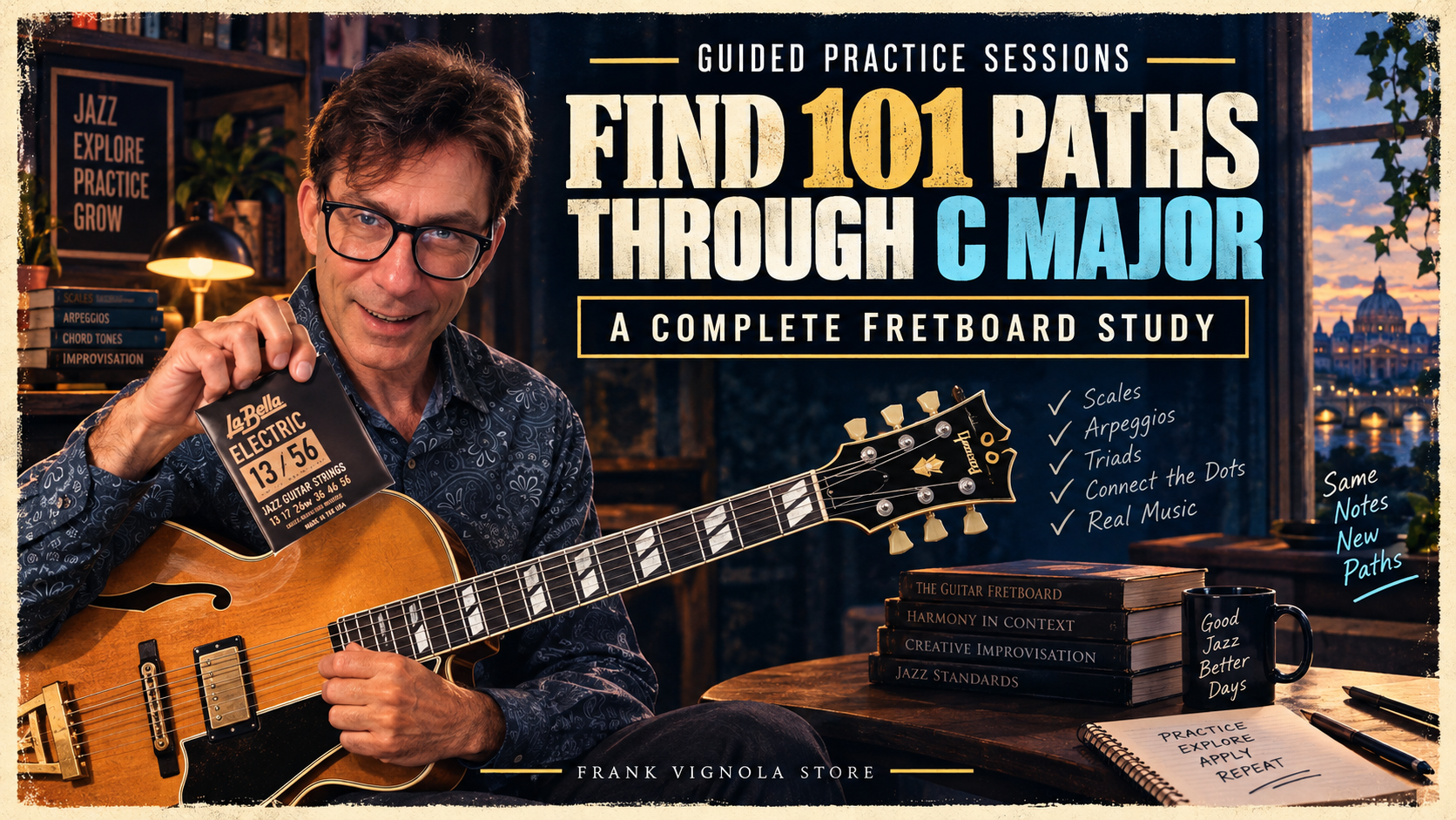 find 101 paths through c major