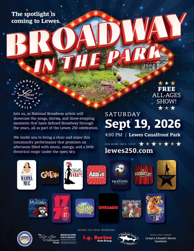 Lewes250 Presents BROADWAY IN THE PARK