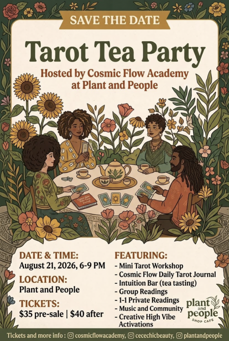 Tarot and Tea - Friday, August 21 at 10:00 PM at Plant and People in West Powelton, Philadelphia