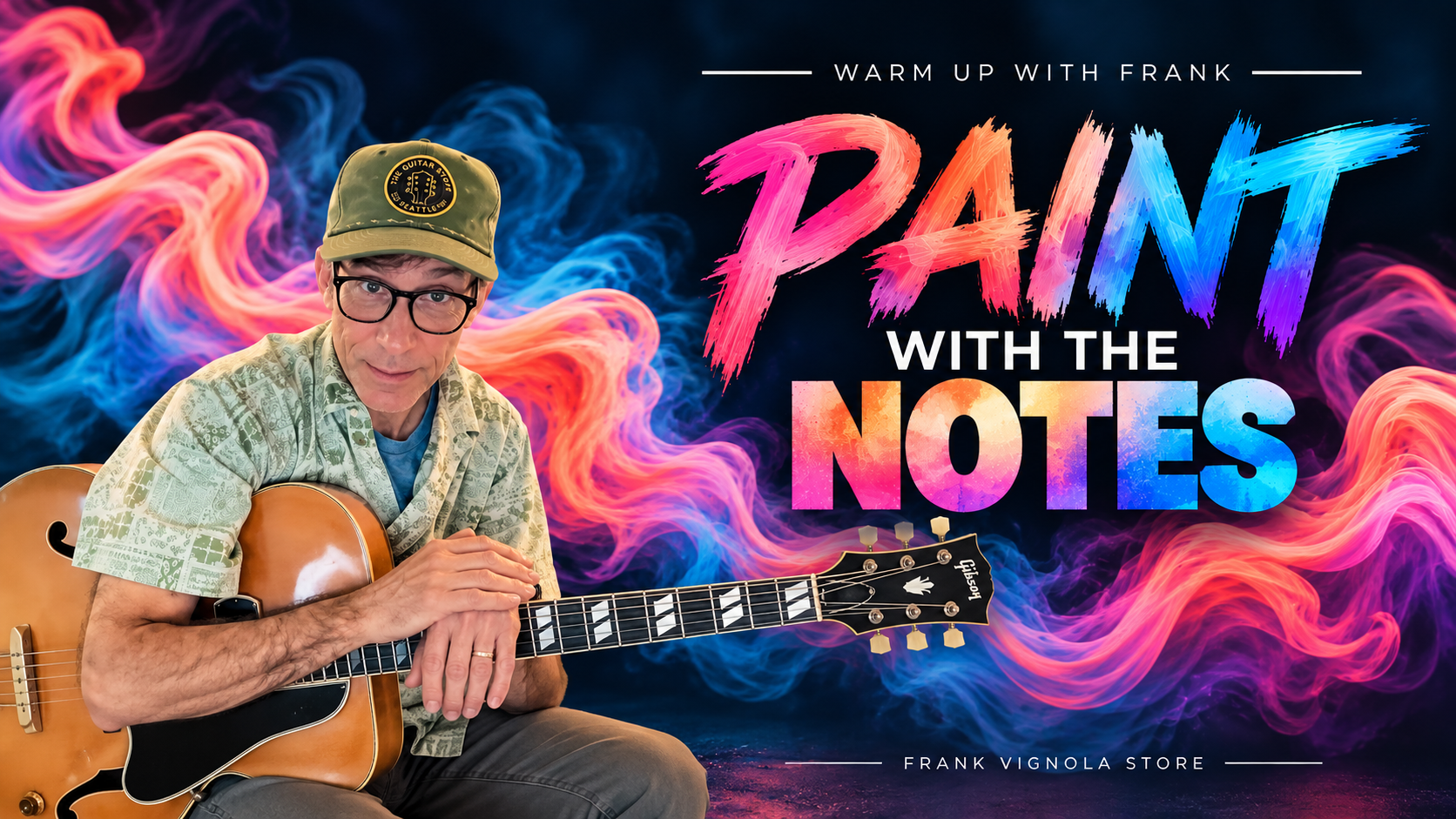 warm up with frank paint with the notes