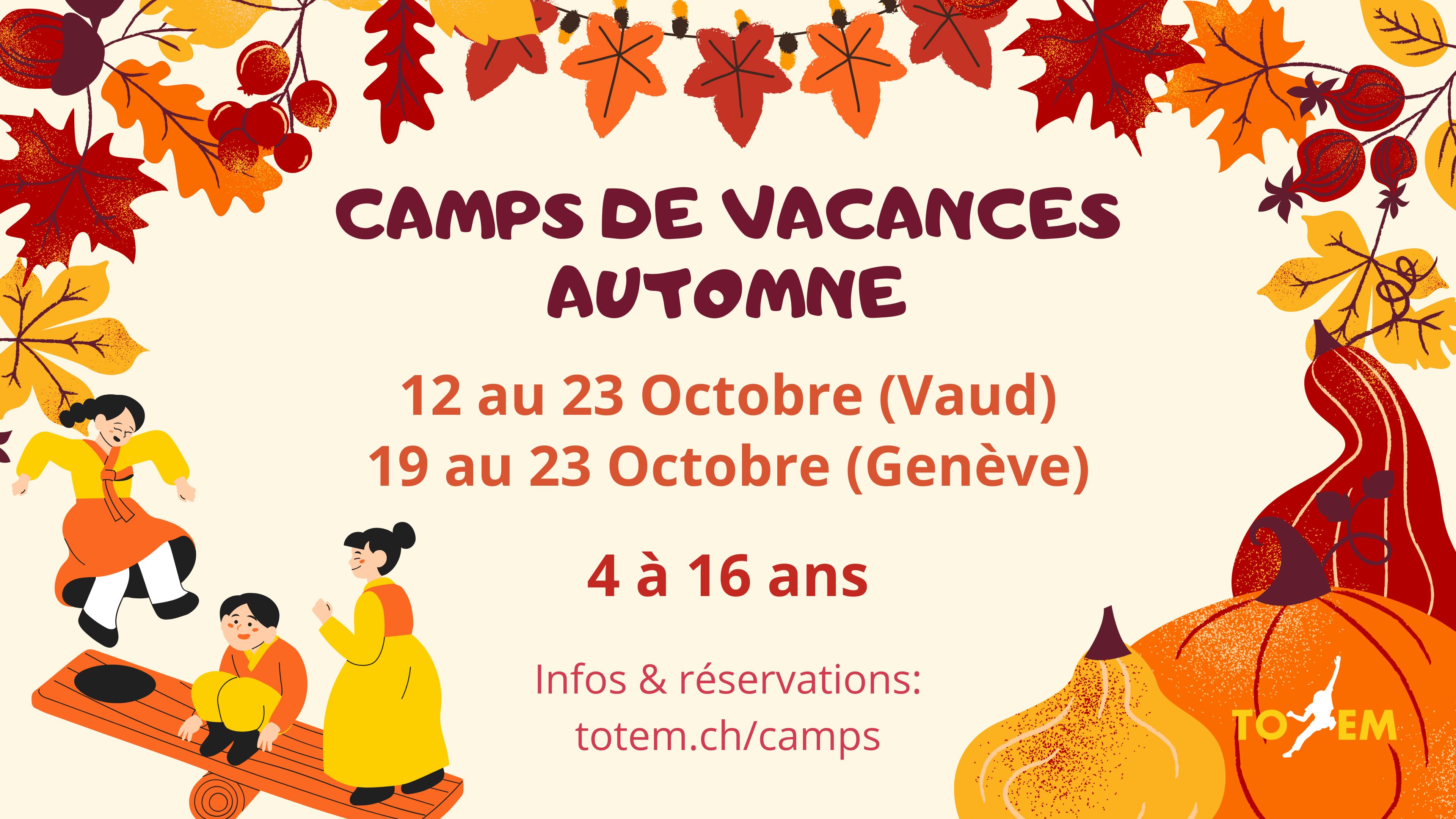 Camps Vacances • Automne
