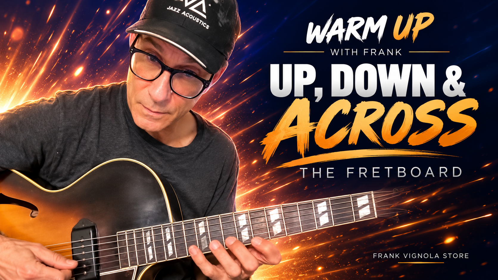 warm up with frank up down across the fretboard