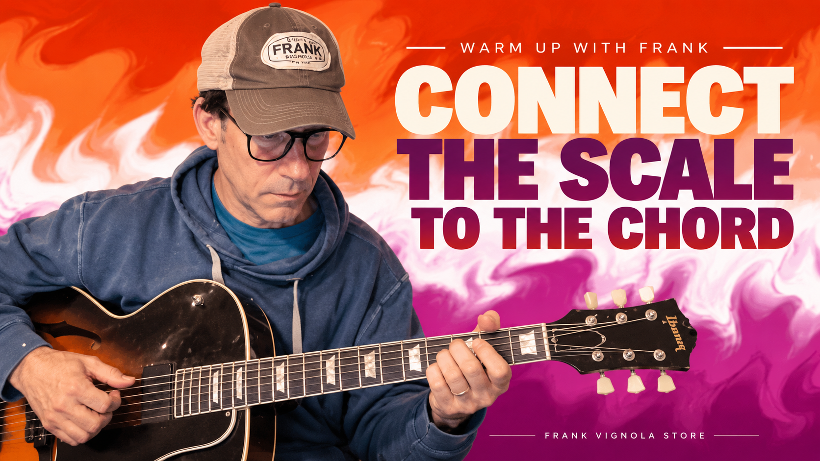 warm up with frank connect the scale to the chord