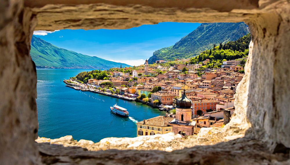 Limone sul Garda — Cartello QR GetYourGuide Lombardia