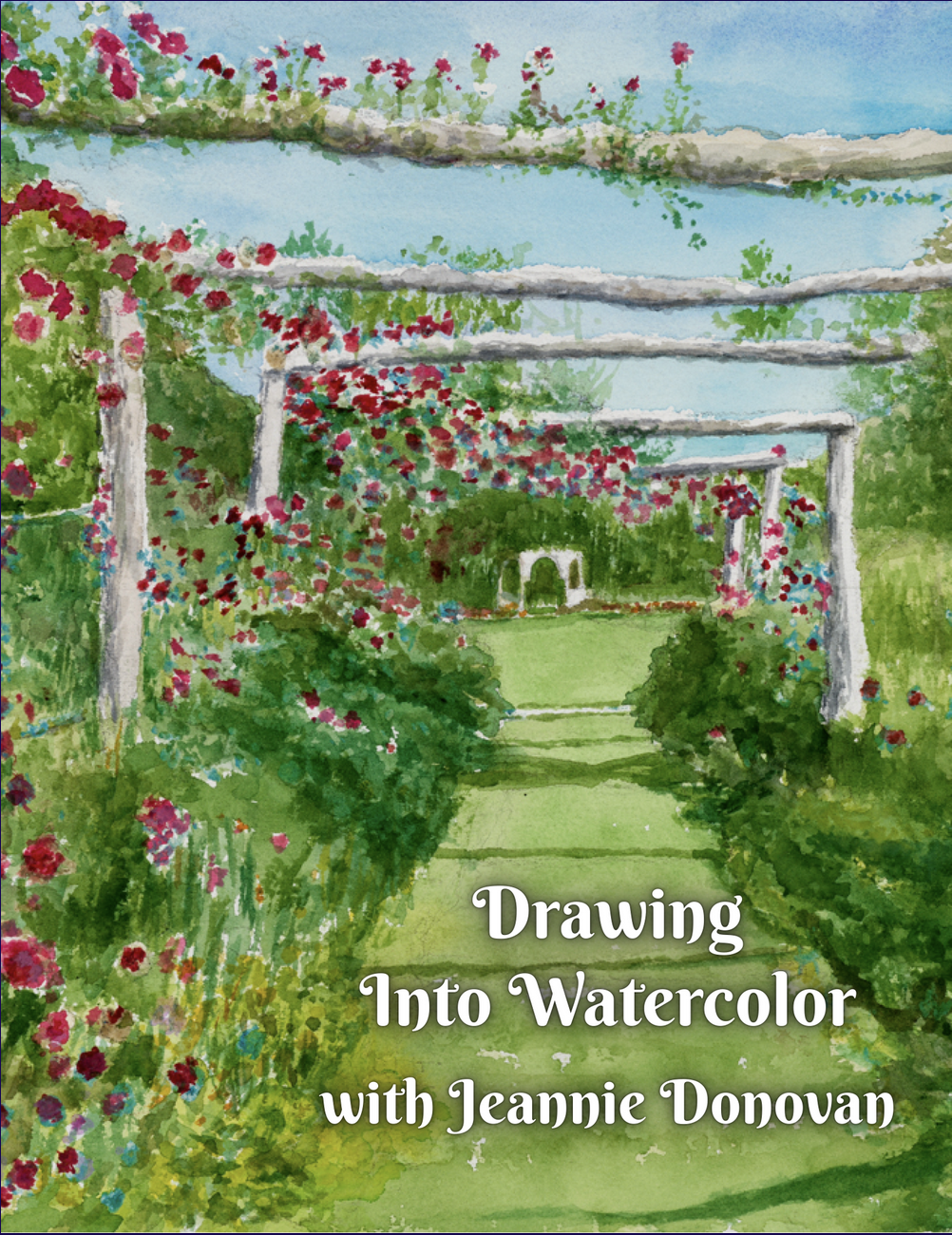 Drawing Into Watercolor In Nature