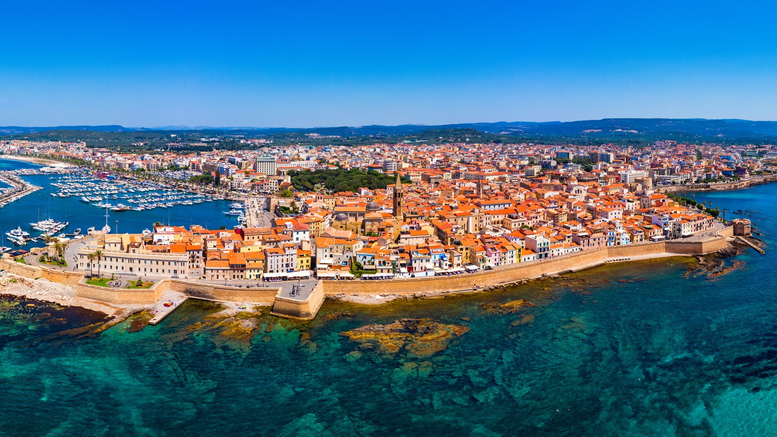 Alghero — Cartello QR GetYourGuide Sardegna