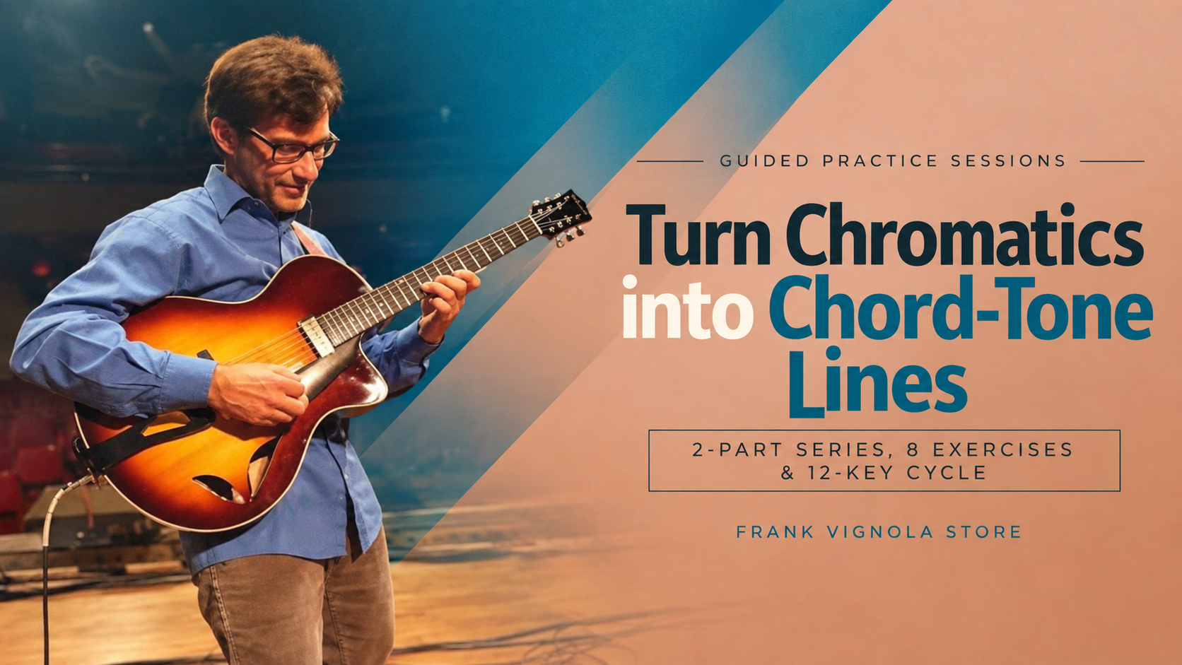 turn chromatics into chord tone lines