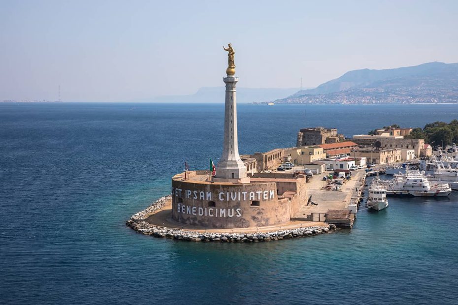 Messina — Cartello QR GetYourGuide Sicilia