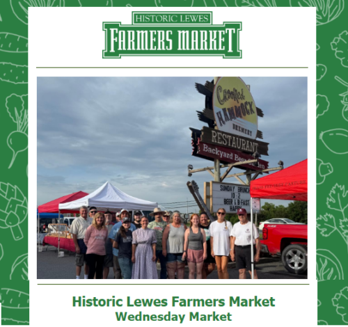 Historic Lewes Farmers Market Wednesday Market at Crooked Hammock Brewery