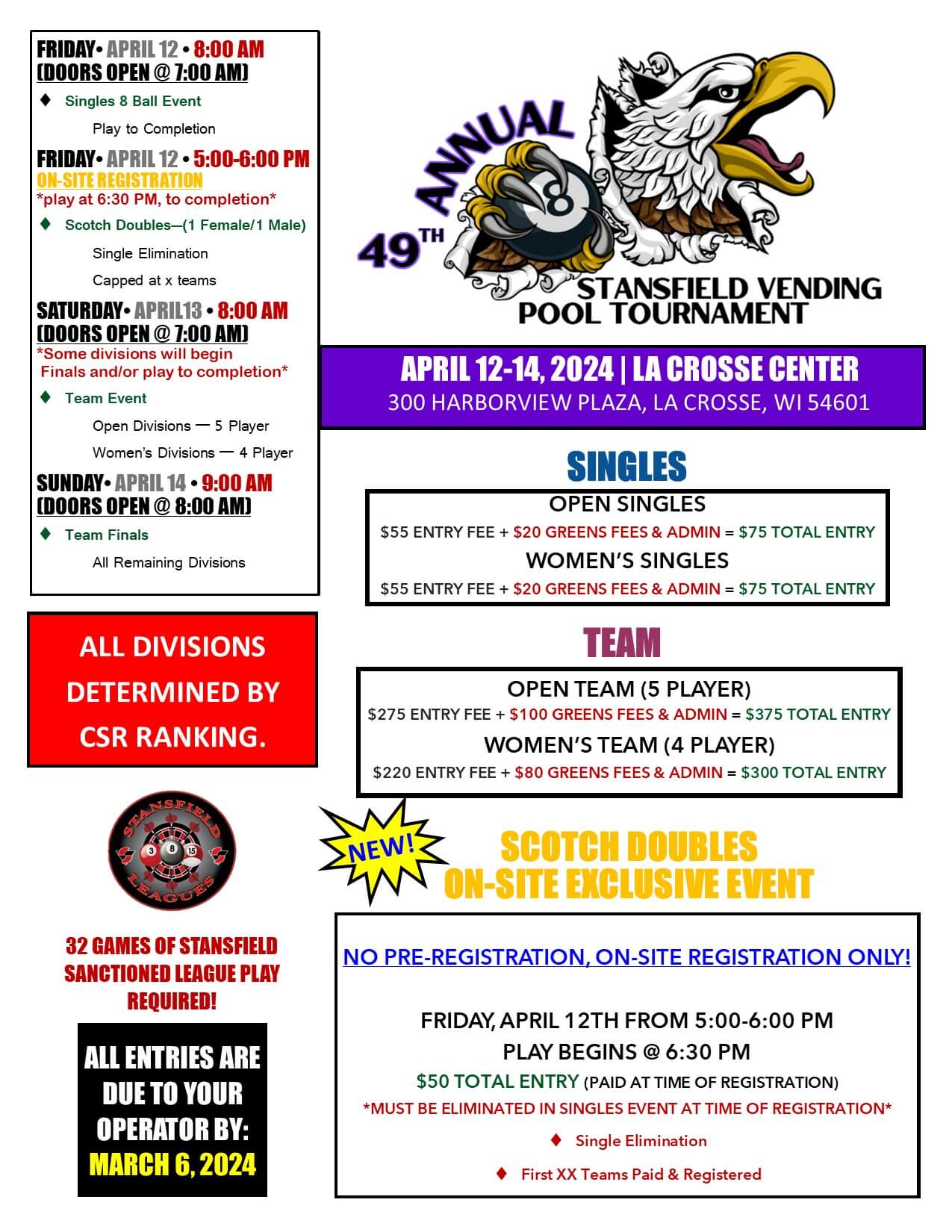 calendar-la-crosse-center