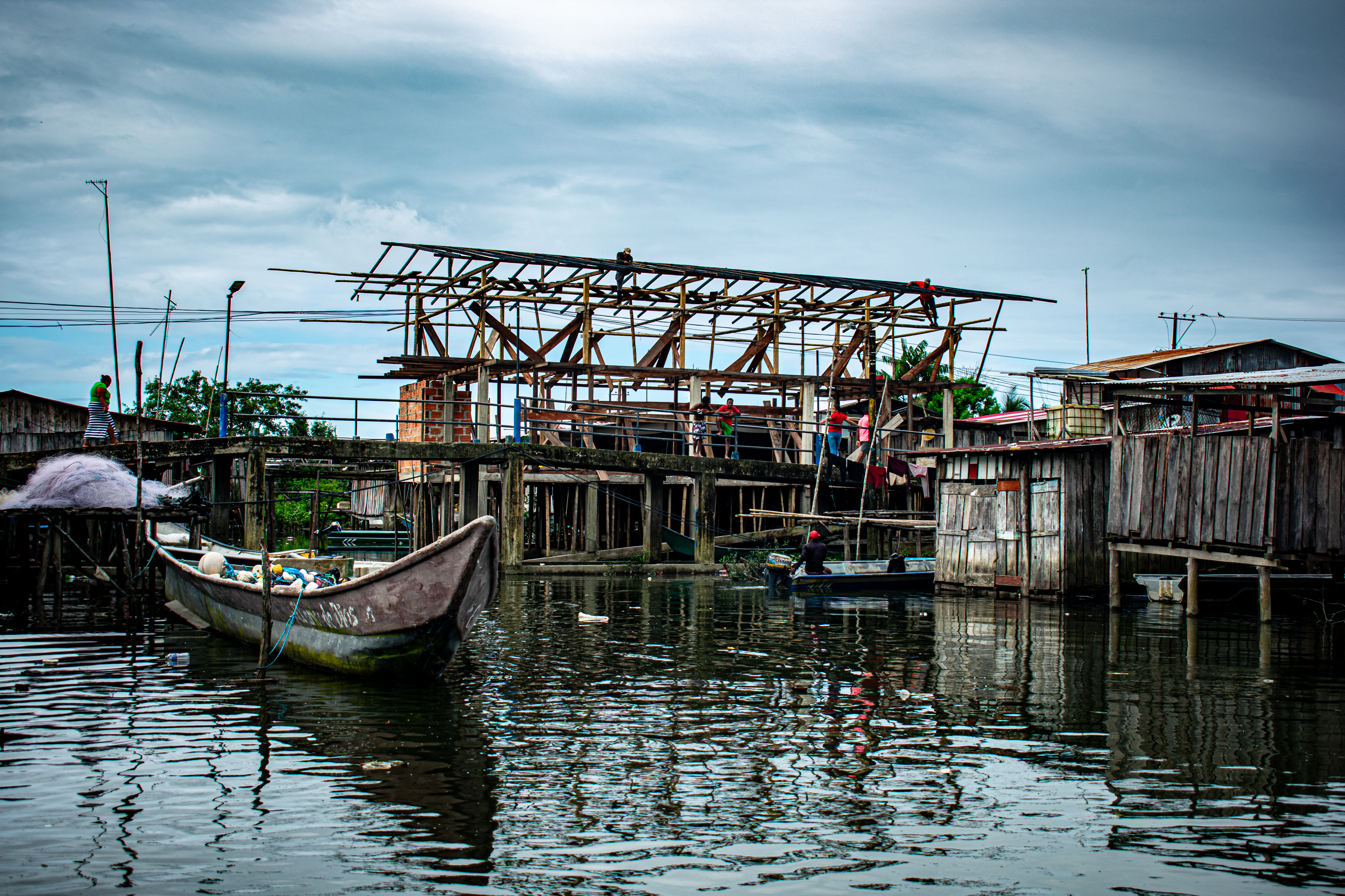 La comunidad no ha recibido ayuda para reubicarse, pese a que a raíz de su desplazamiento son sujetos de especial atención estatal. Fotografía: Manuel José Cárdenas Martínez.