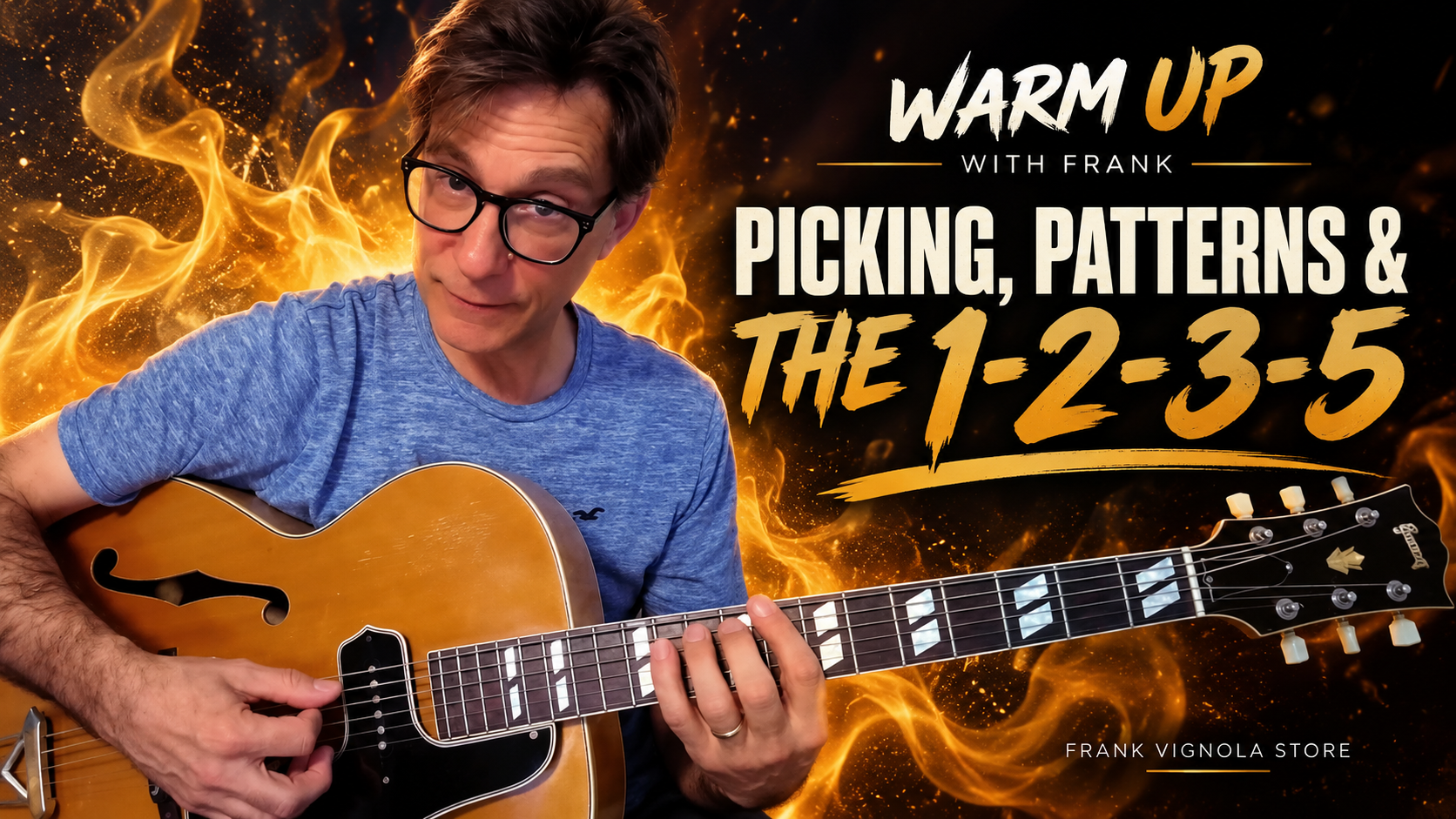 warm up with frank picking patterns the 1 2 3 5