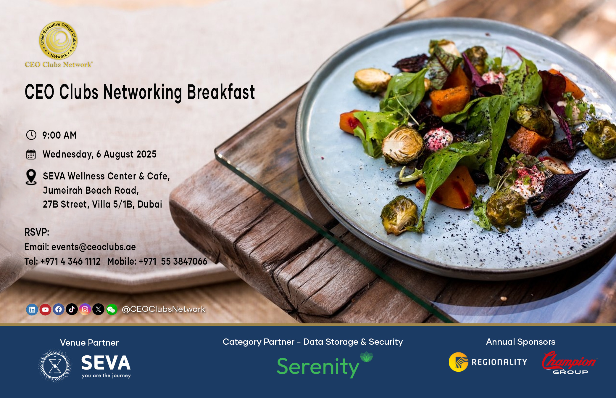 Picture for 'CEO Clubs Networking Breakfast' event