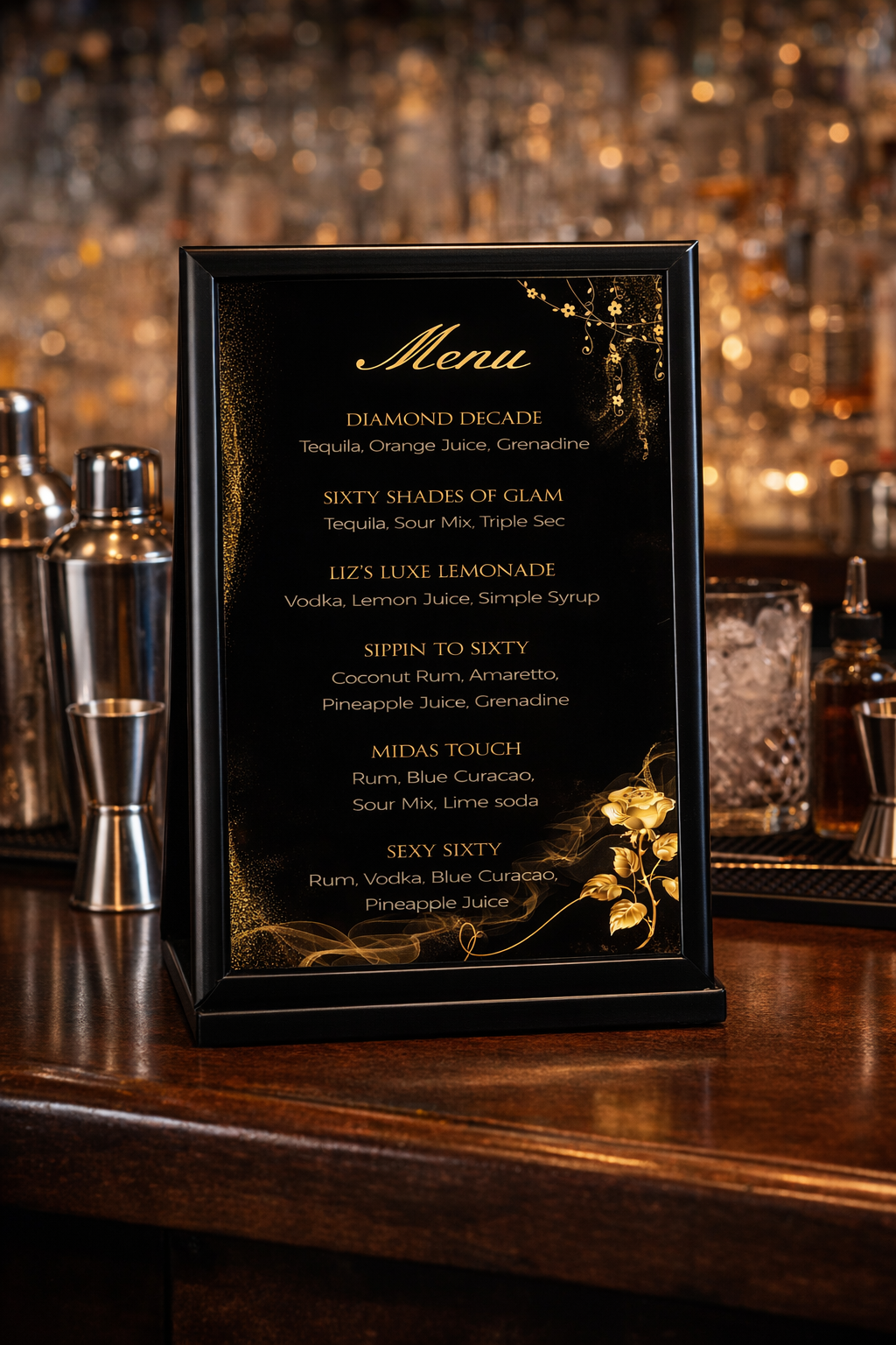 Custom Menu's – Occasional Growth - Mobile Bartending & Mixologist