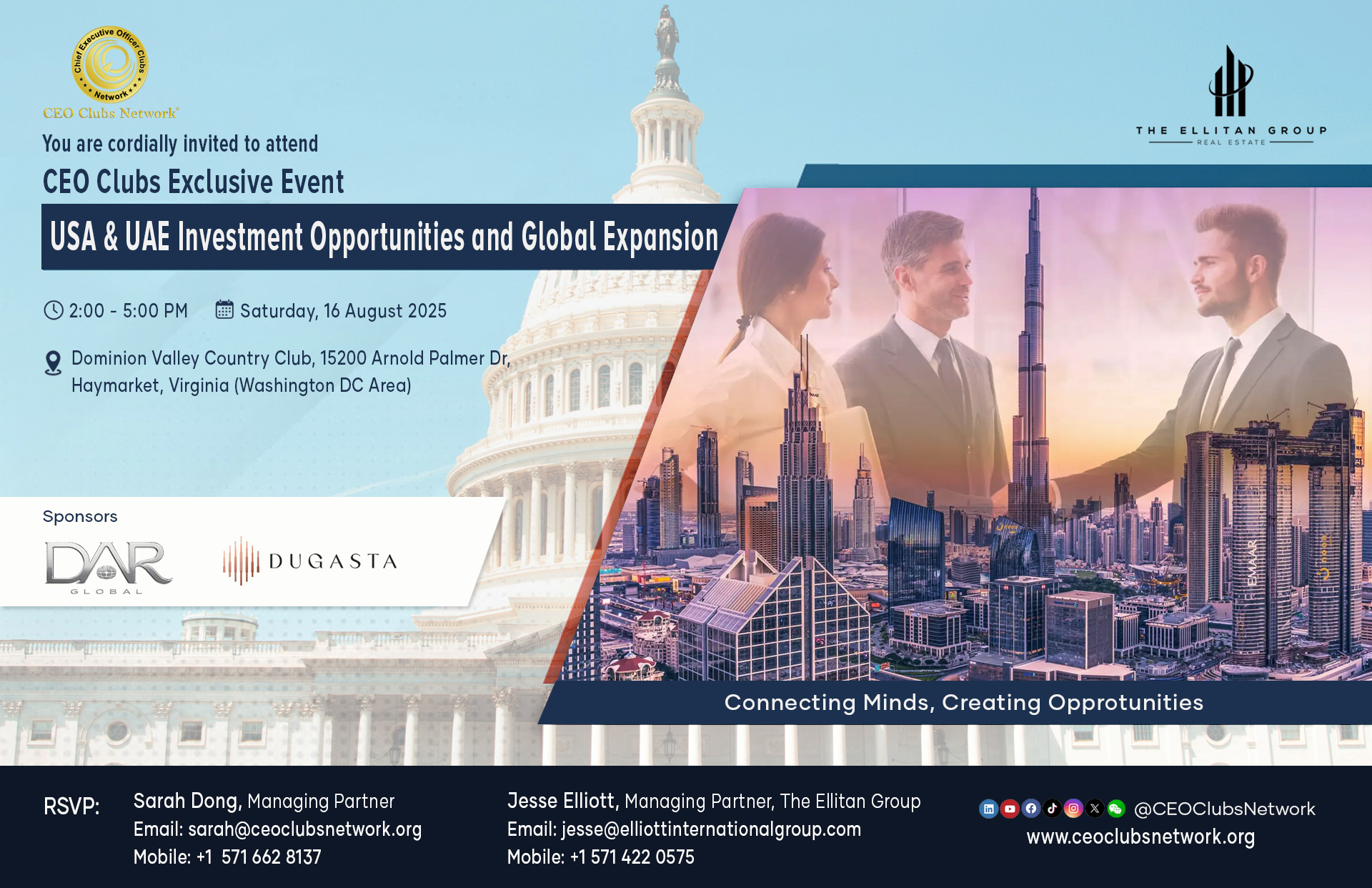 Picture for 'USA & UAE Investment Opportunities and Global Expansion' event