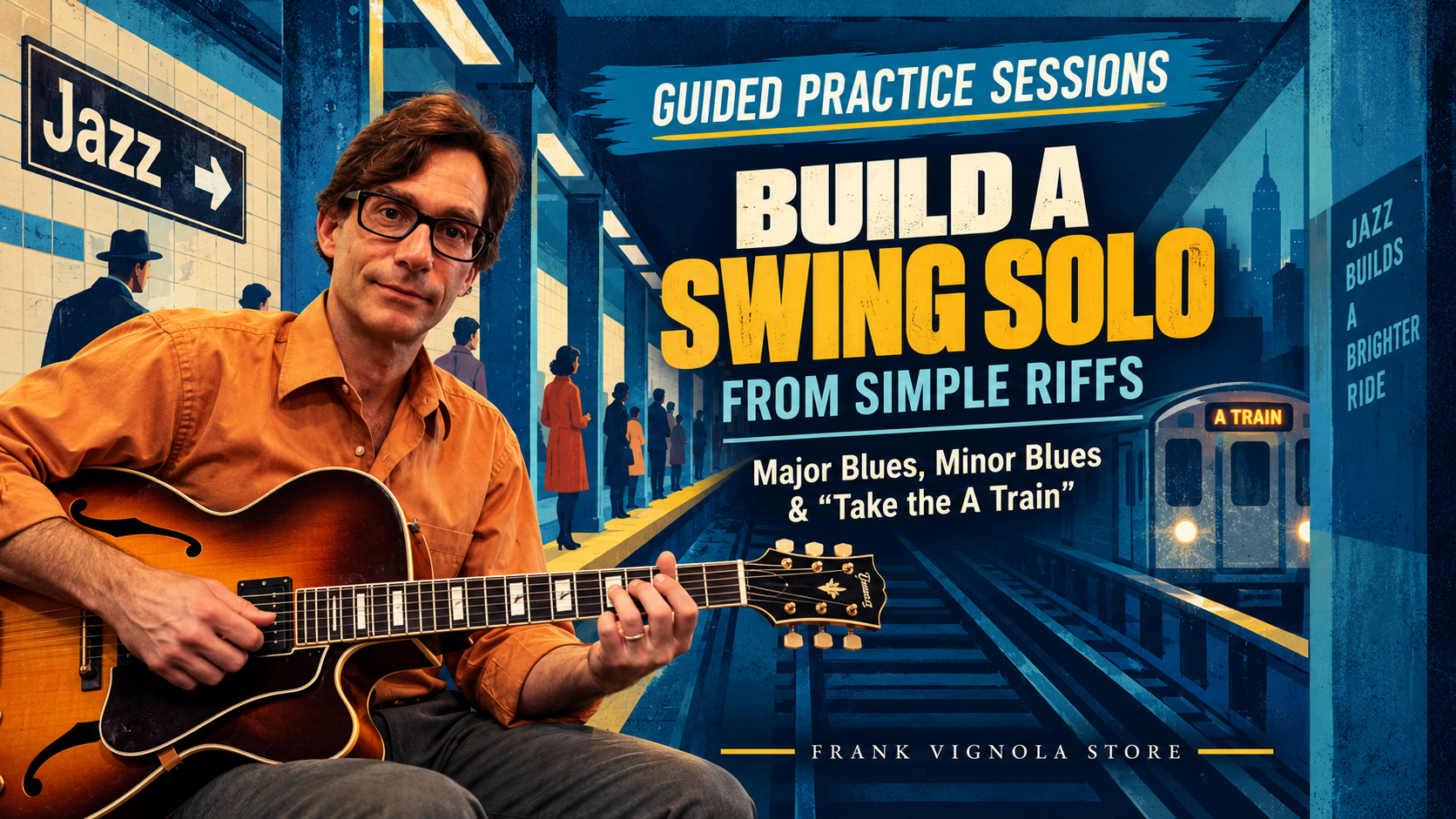 build a swing solo from simple riffs
