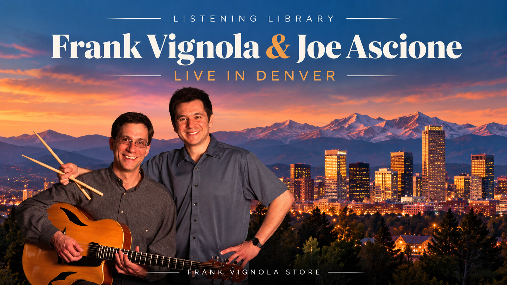 listening library frank vignola joe ascione live in denver