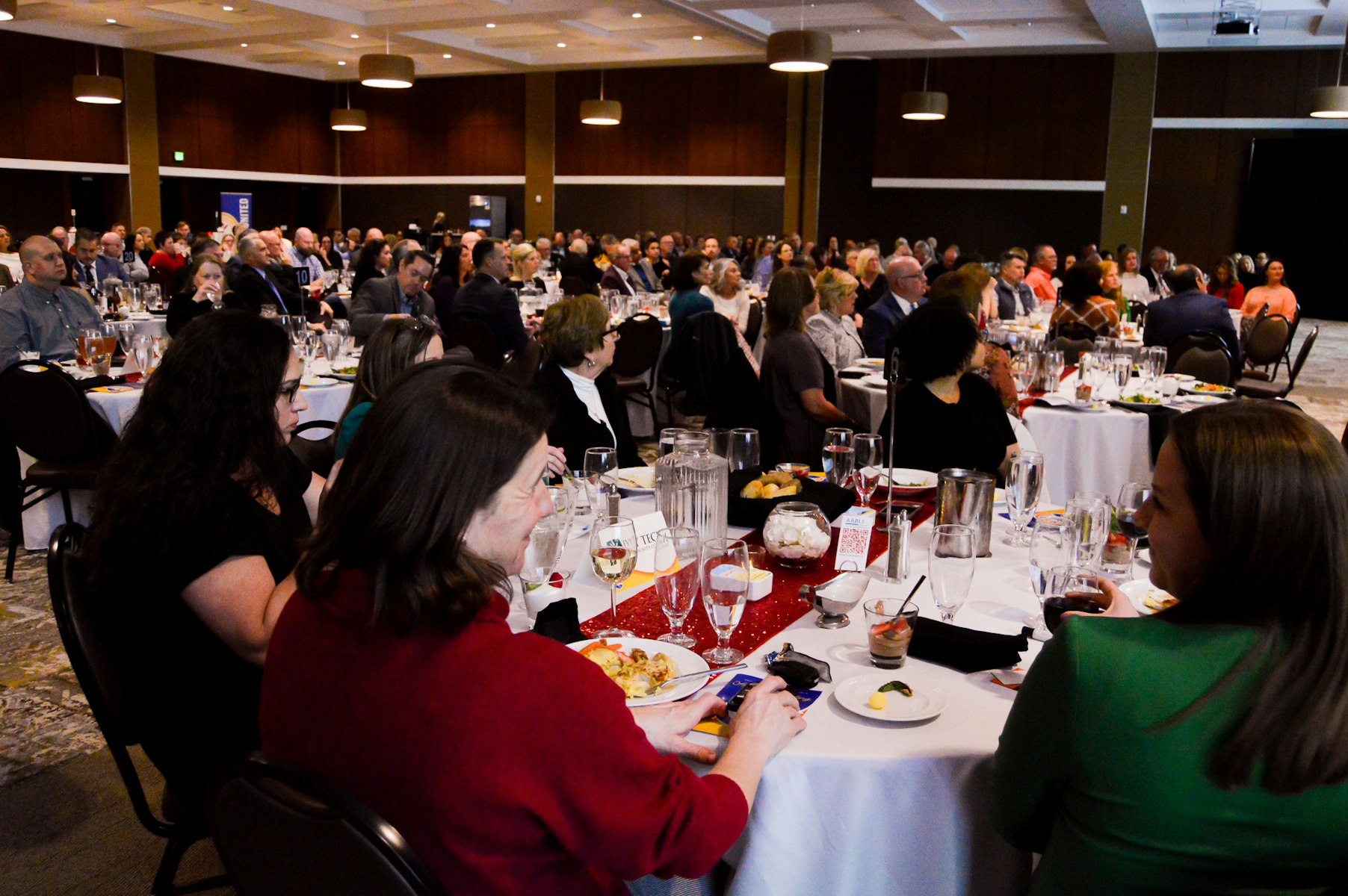 Catering presentation at the Terre Haute Convention Center