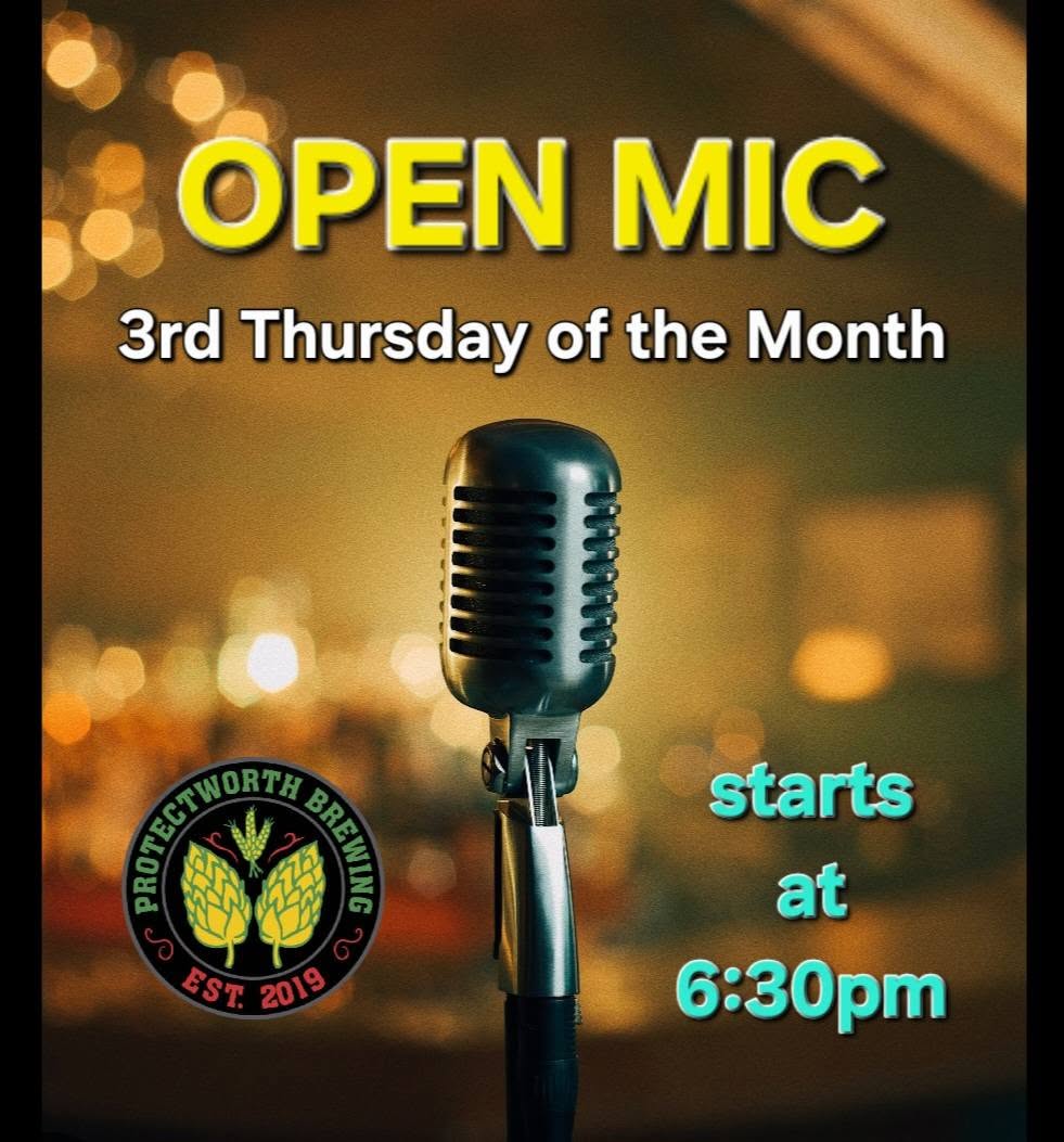 Open mic! Every 3rd thursday!