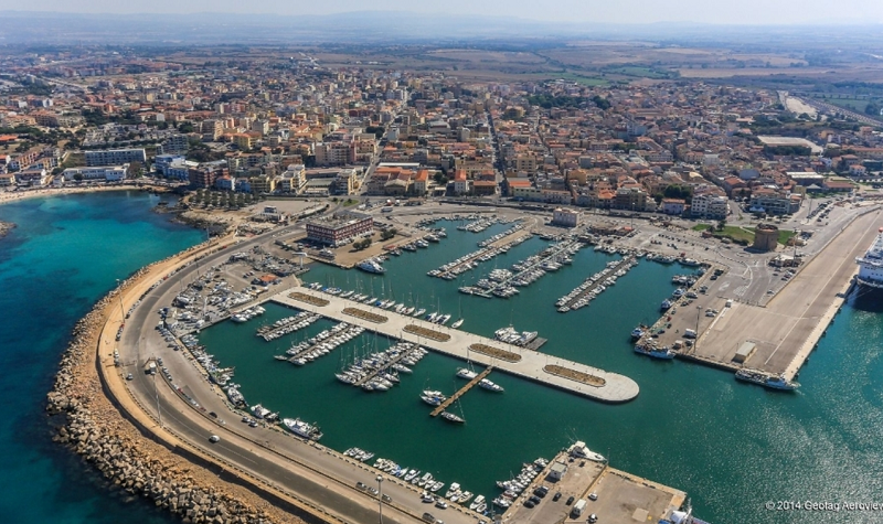 Porto Torres — Cartello QR GetYourGuide Sardegna