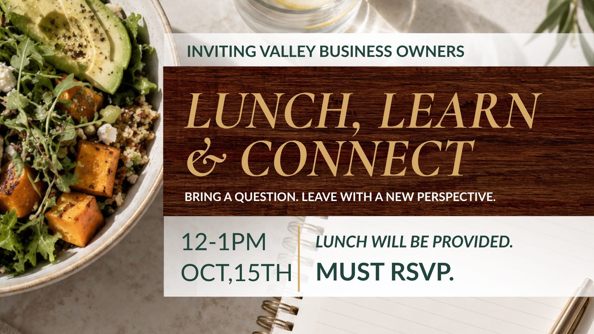 THIRD THURSDAY: LUNCH, LEARN & CONNECT
