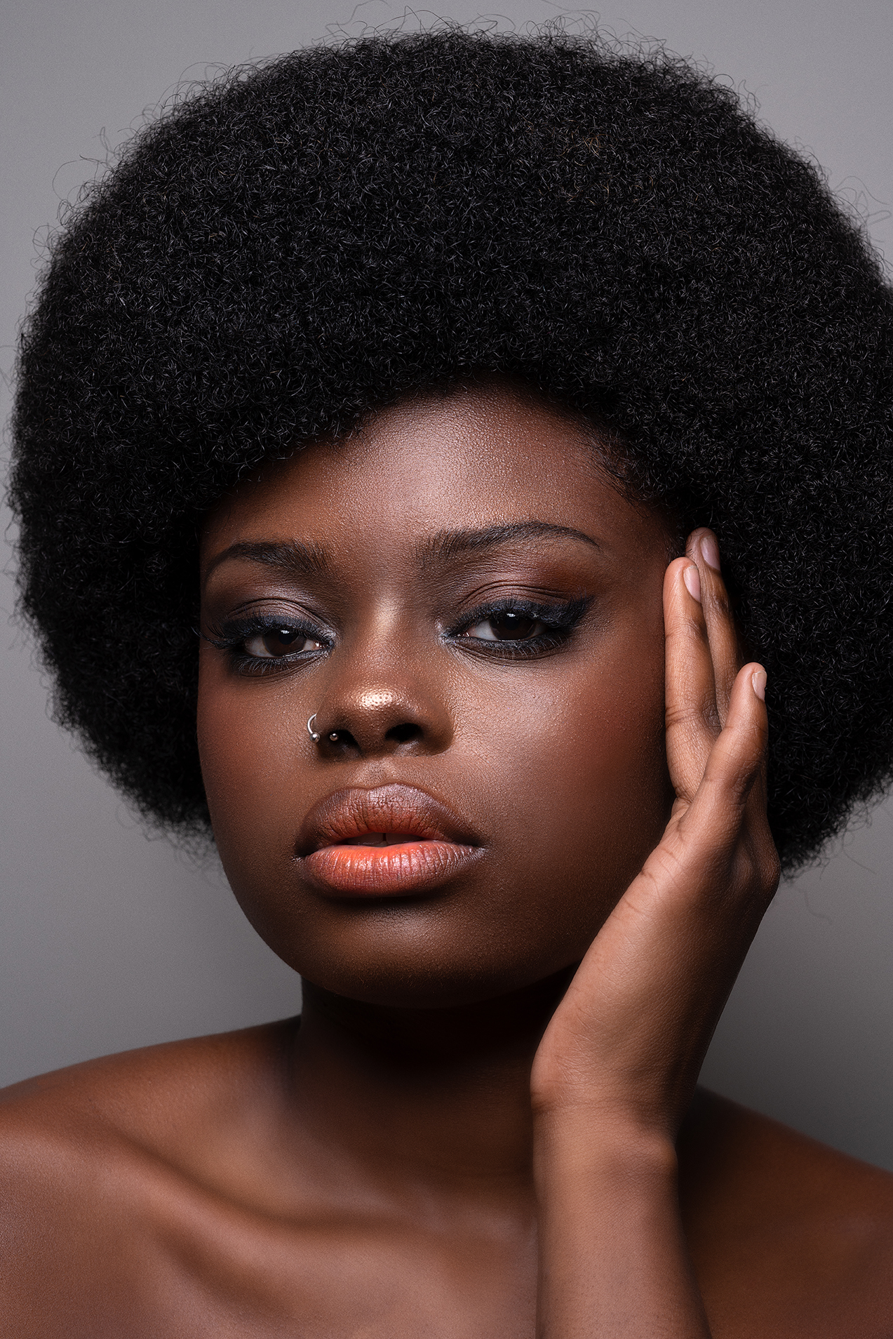 After retouching