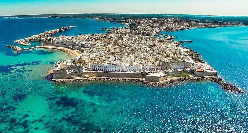 Gallipoli — Cartello QR GetYourGuide Puglia