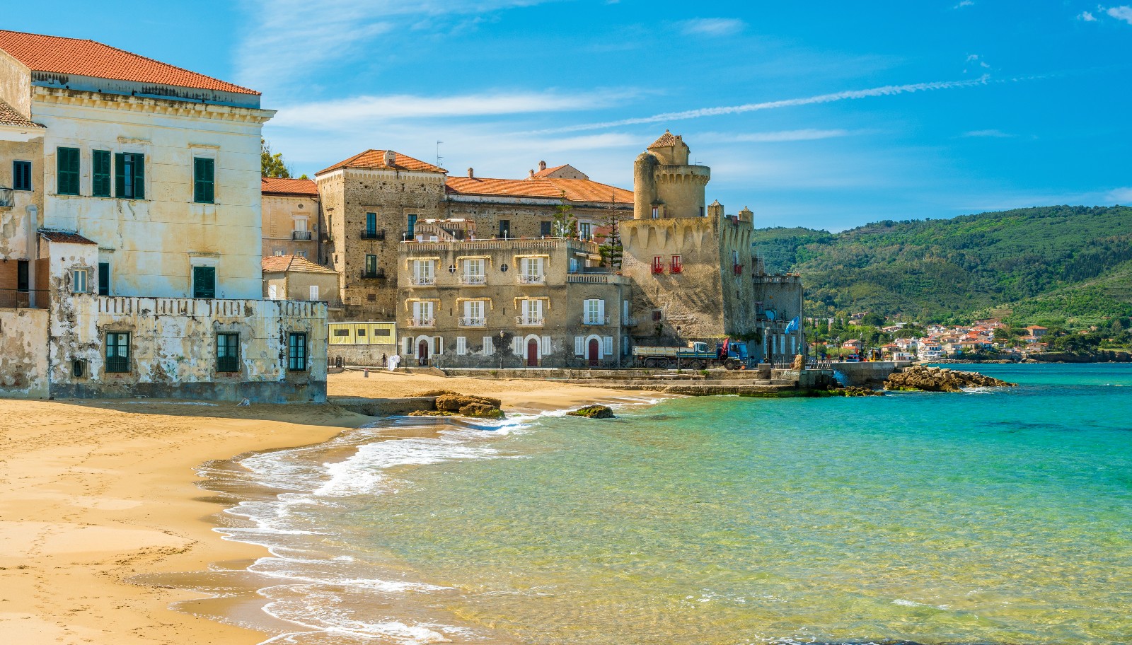 Costa Cilento — Cartello QR GetYourGuide Campania