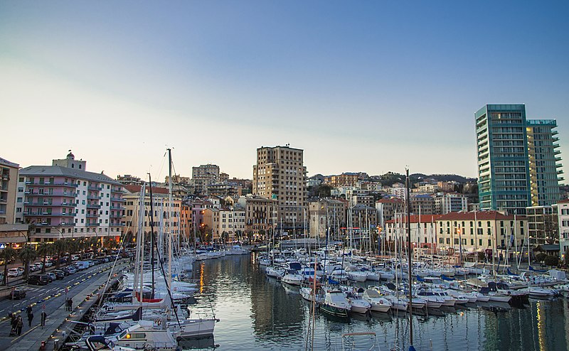 Savona — Cartello QR GetYourGuide Liguria
