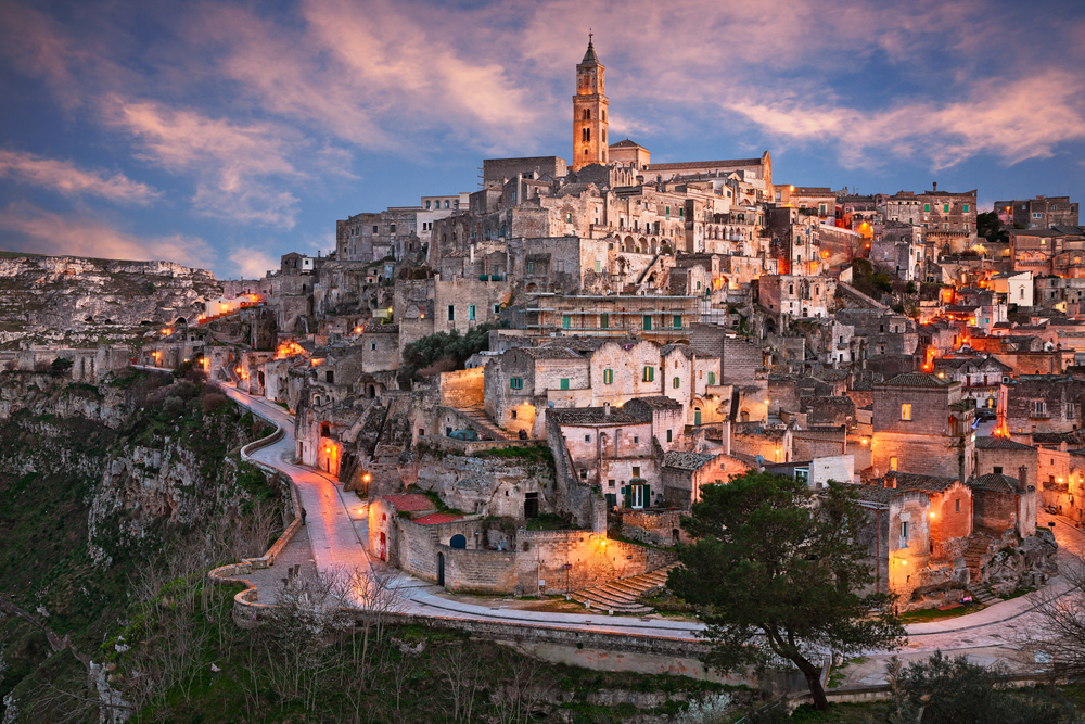Matera — Cartello QR GetYourGuide Basilicata
