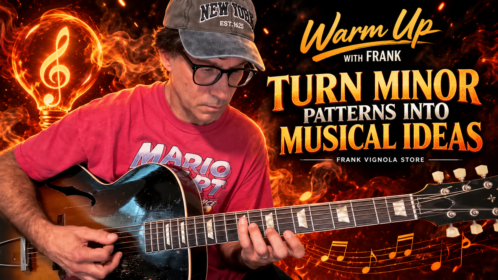 warm up with frank turn minor patterns into musical ideas