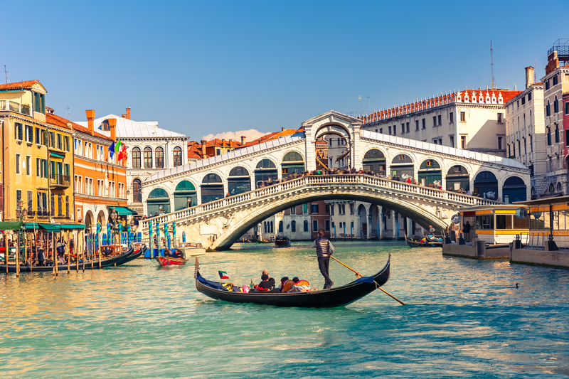 Venezia — Cartello QR GetYourGuide Veneto