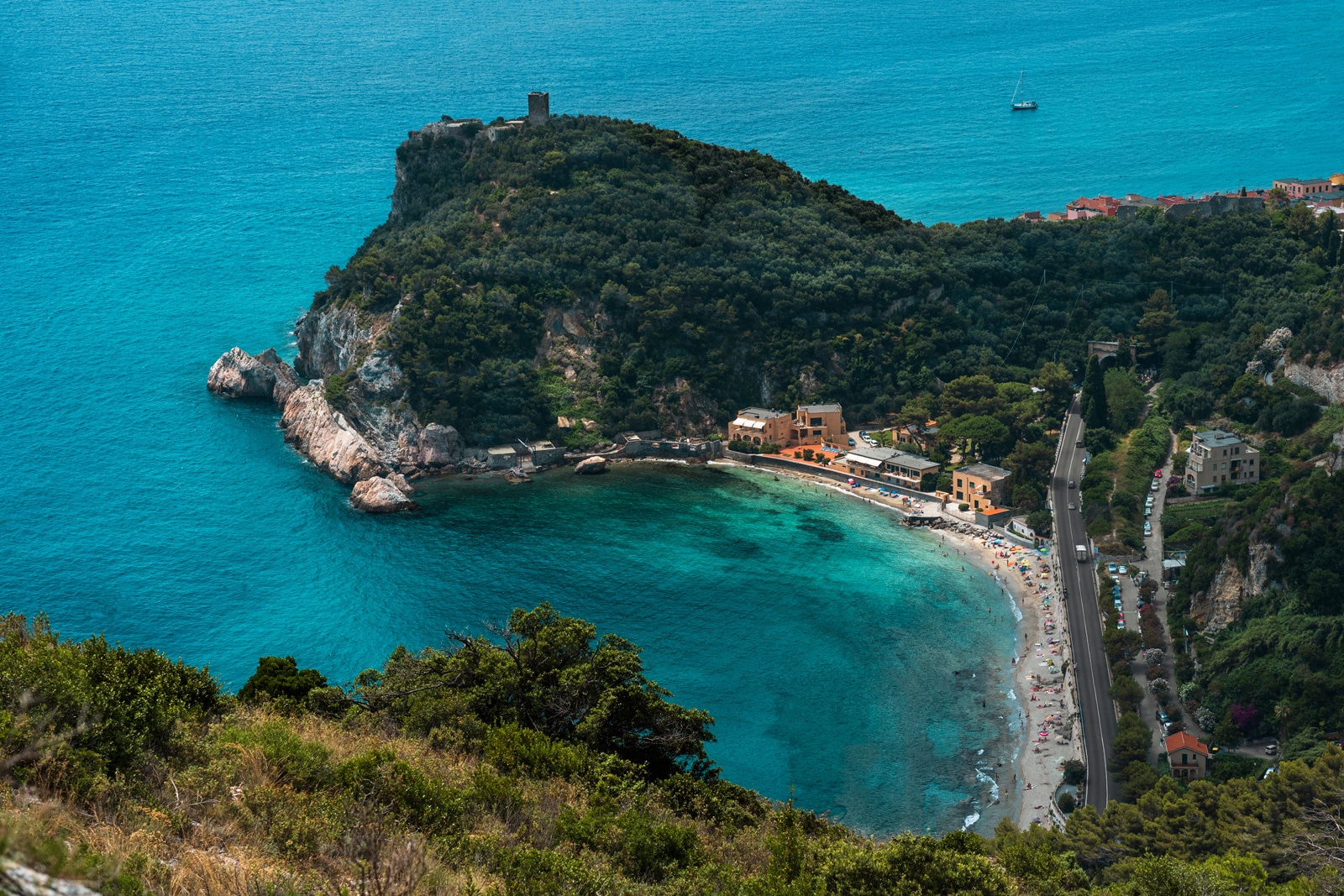 Finale Ligure — Cartello QR GetYourGuide Liguria
