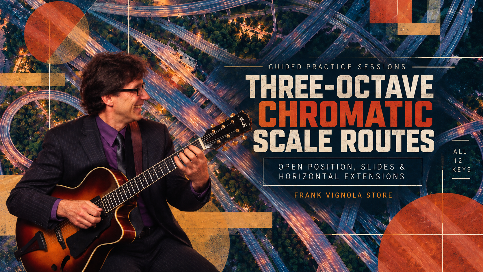 three octave chromatic scale routes