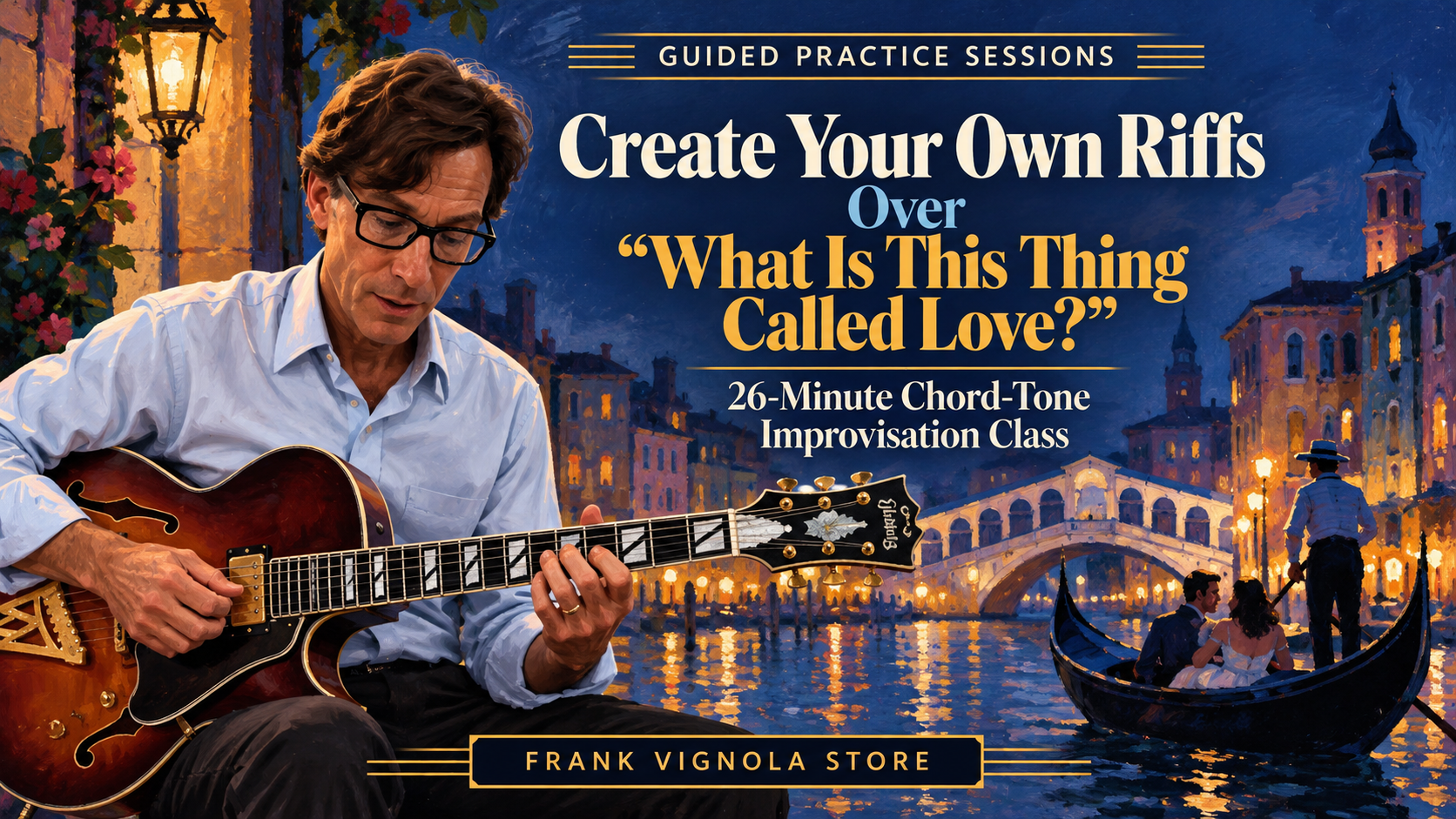 create your own riffs over what is this thing called love