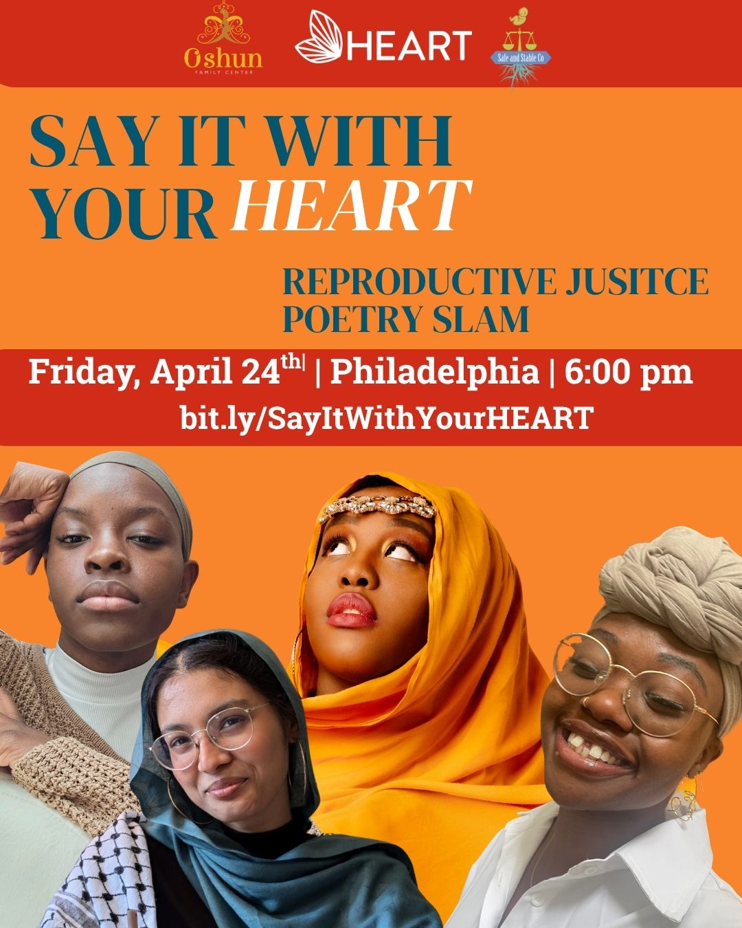 Say It With Your HEART: A Reproductive Justice Poetry Slam