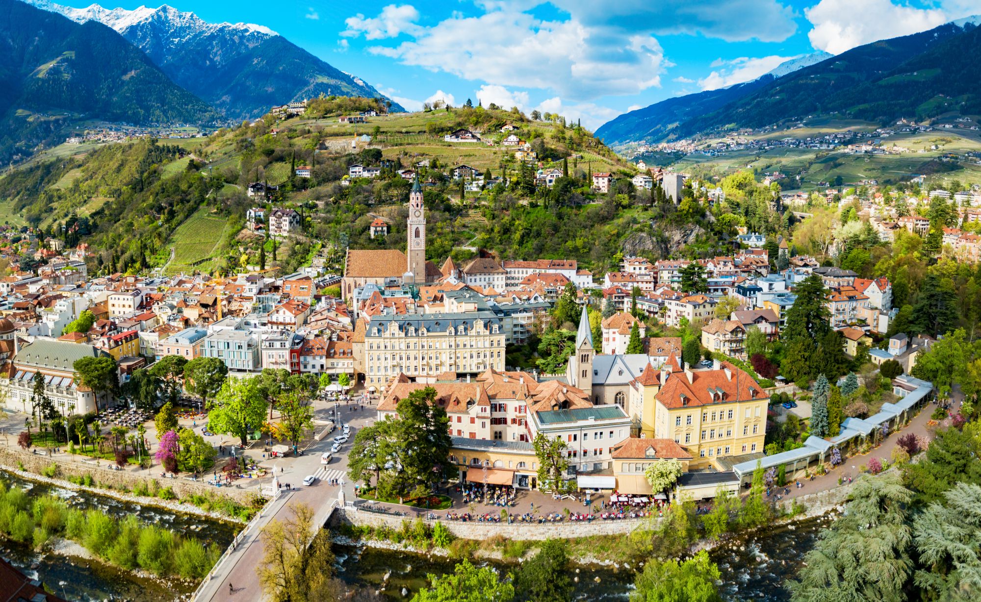 Merano — Cartello QR GetYourGuide Trentino - Alto Adige