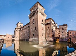 Ferrara — Cartello QR GetYourGuide Emilia Romagna