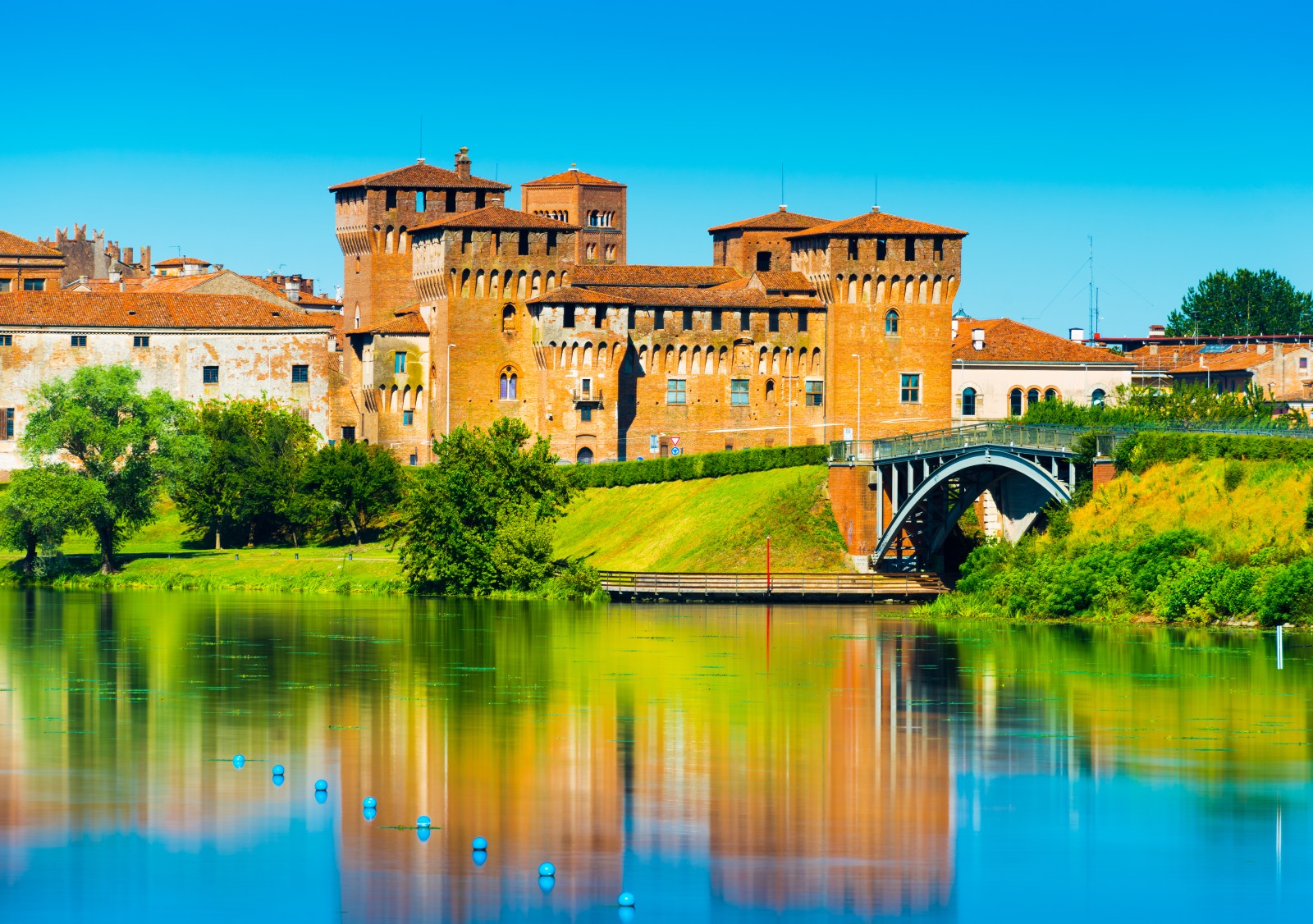 Mantova — Cartello QR GetYourGuide Lombardia