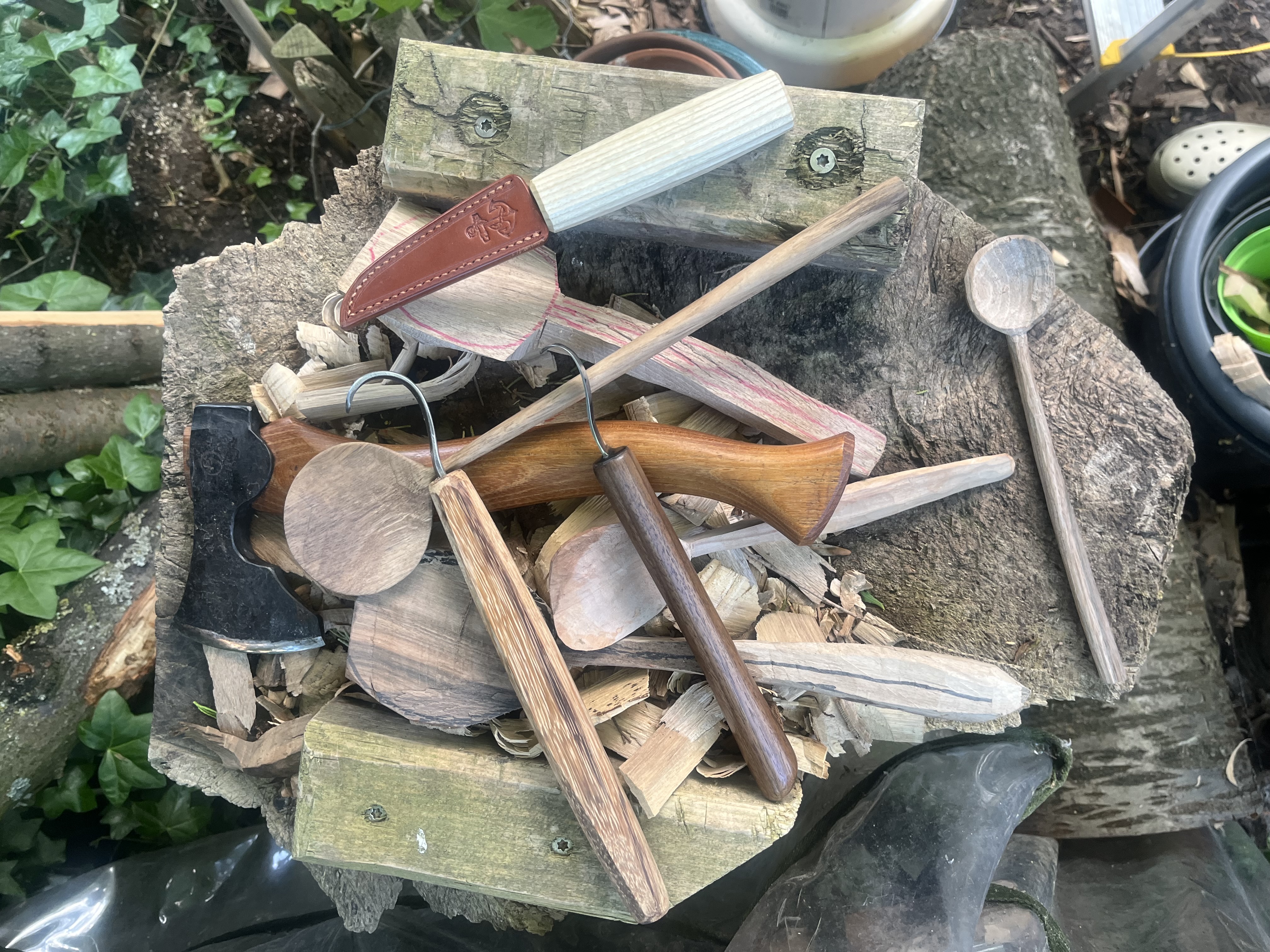 Workshop houten lepel snijden